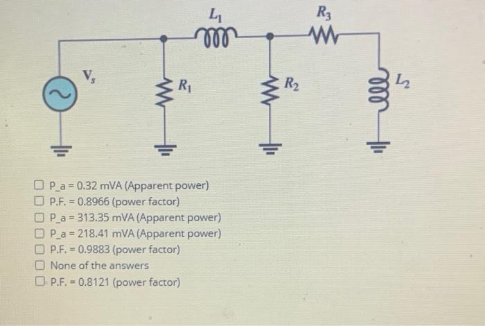 Solved Q1For the circuit in the below figure, L1 = 22 mH, L2 | Chegg.com