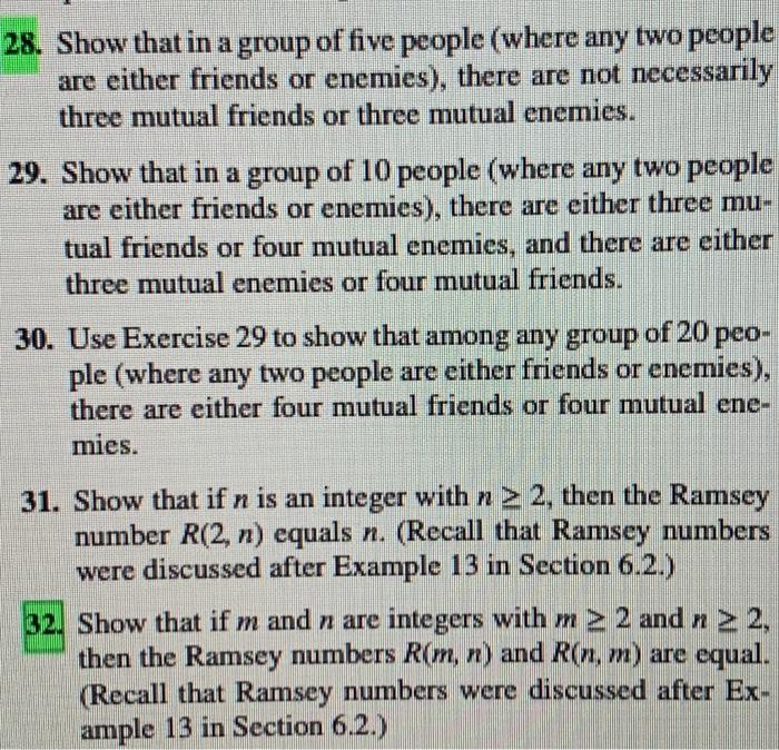 Theorem on Friends and Strangers; Why in Any Party of Six People, Either at  Least Three of Them Are Mutual Friends, or at Least Three of Them Are  Mutual Strangers