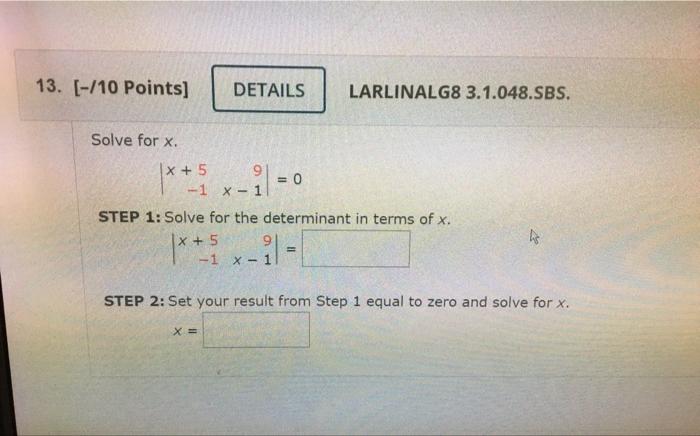 solved-solve-for-x-x-5-19x-1-0-step-1-solve-for-the-chegg