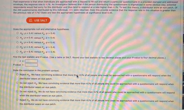 Solved A survey was conducted to determine the average | Chegg.com