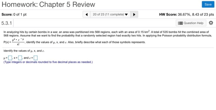 Solved Homework: Chapter 5 Review Save Score: 0 of 1 pt 17 | Chegg.com