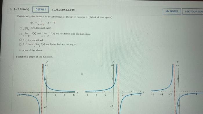 Solved 4 2 Points Details Scalcet9 2 5 019 My Notes Ask