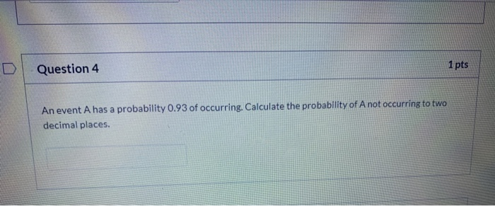 Solved uiz Instructions Question 1 1 pts If the following | Chegg.com