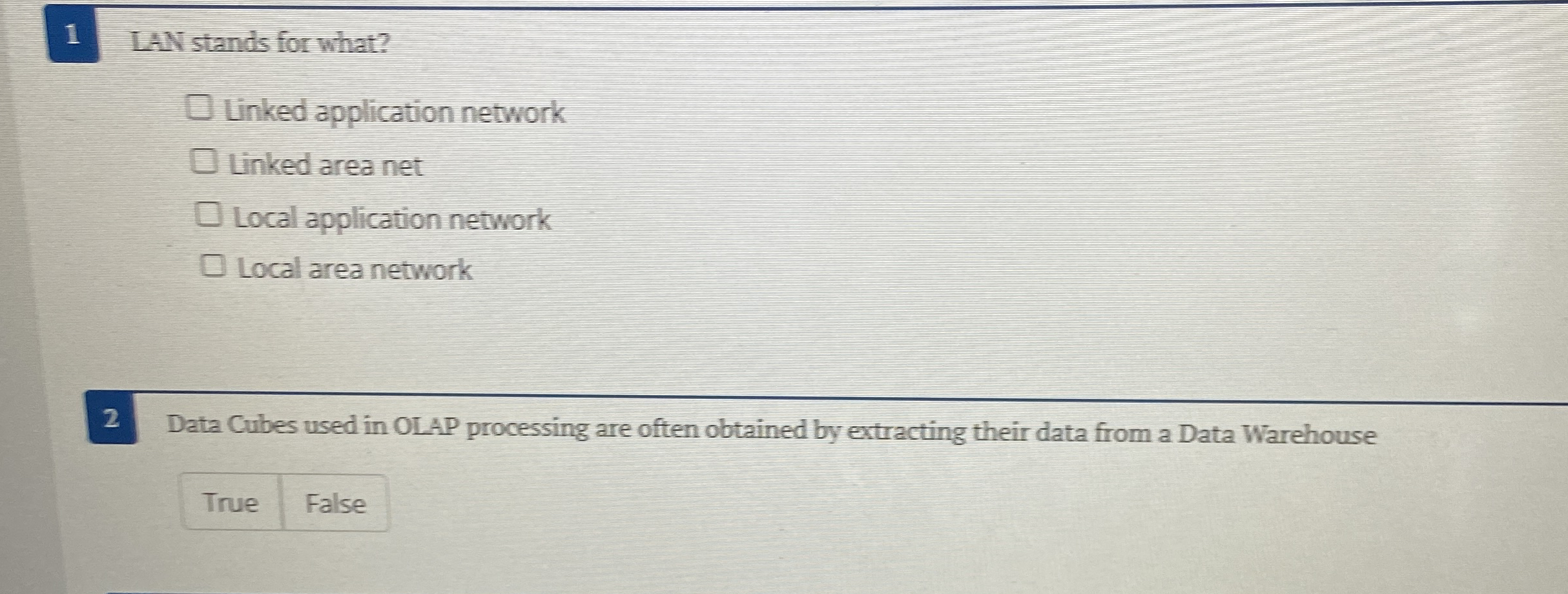 Solved Lan Stands For What Linked Application Networklinked Chegg Com