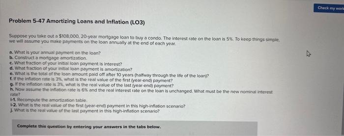 Solved Suppose You Take Out A $108,000, 20-year Mortgage | Chegg.com