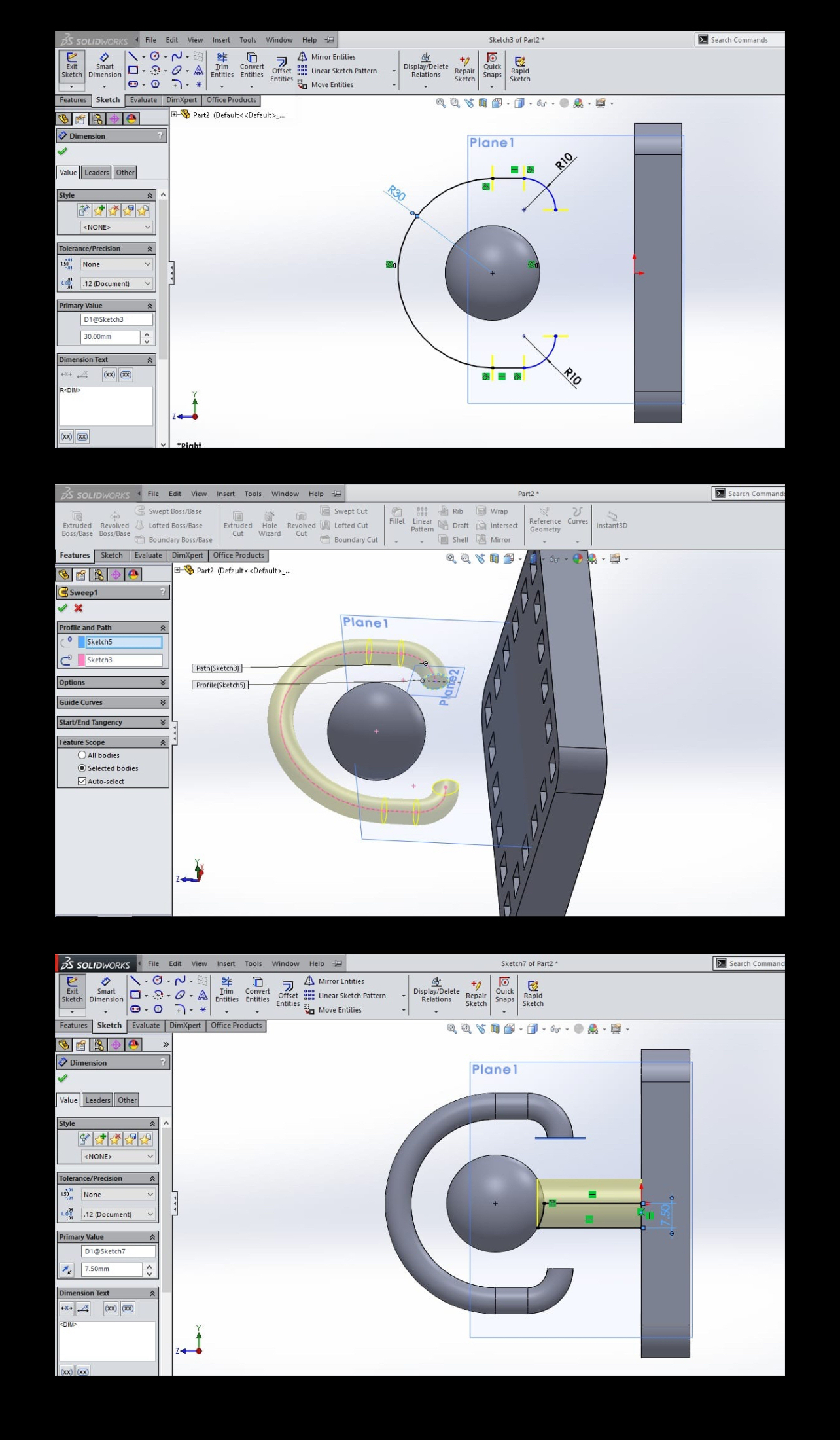 Solved Please help me do this on solidworks. A visual | Chegg.com
