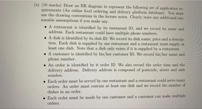 ER Diagram for Online Ordering System for futsal arena Furthermore, the