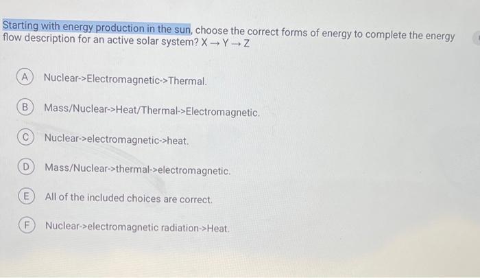 state two forms of energy obtained from the sun