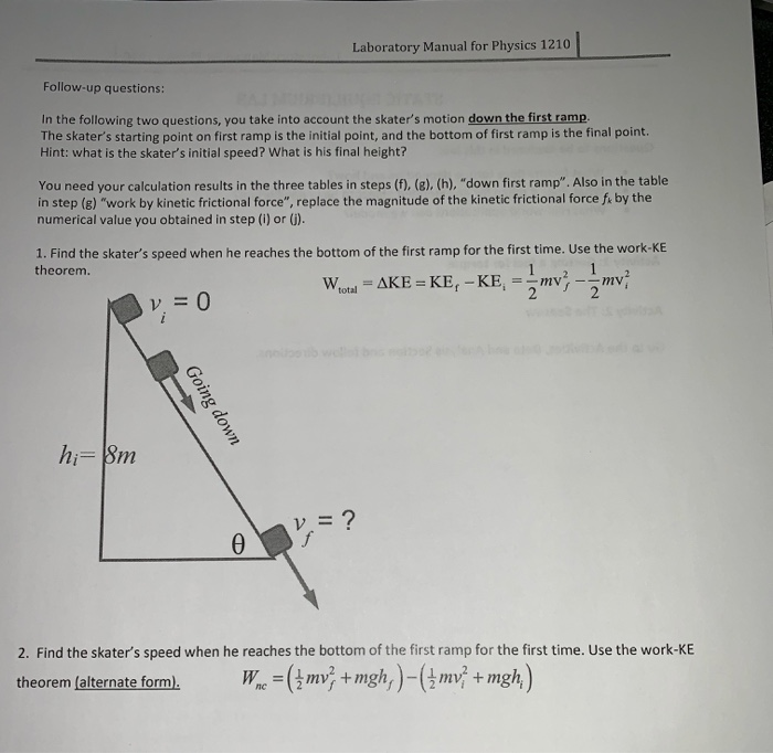 Work and Mechanical Energy Simulation Labplease