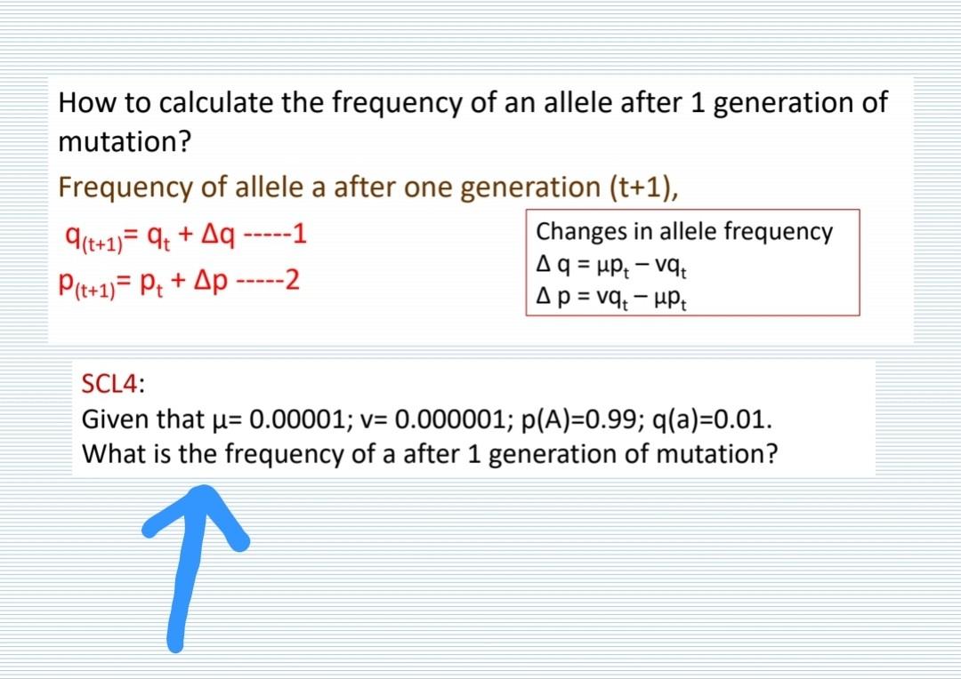 Calculate deals the frequency