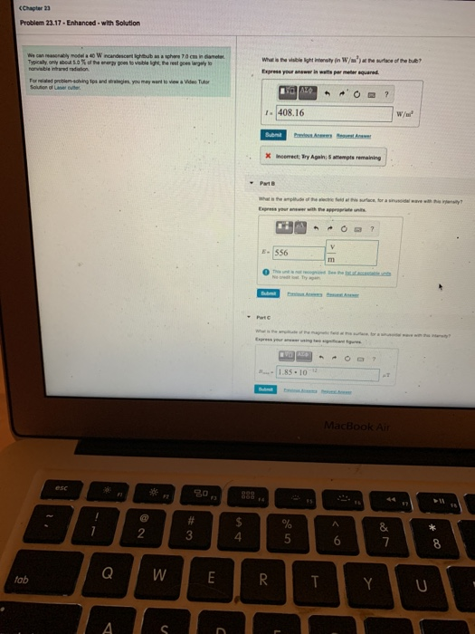 Solved (Chapter 23 Problem 23.17 - Enhanced with Solution We | Chegg.com