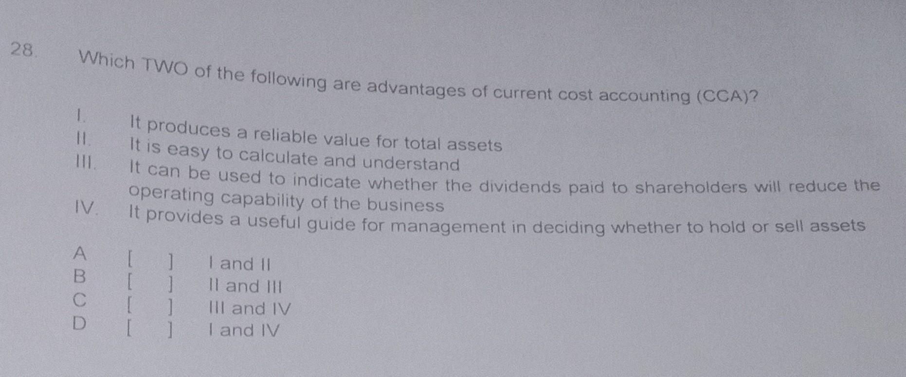 Advantages Of Current Cost Accounting