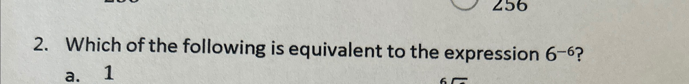 Solved Which of the following is equivalent to the | Chegg.com