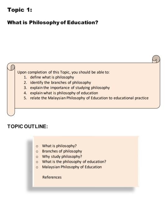 philosophy of education exam questions