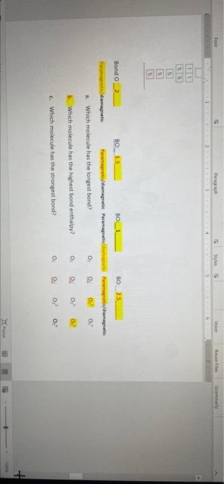 Solved 8. (14 Points) Draw The Molecular Orbital Diagram For | Chegg.com