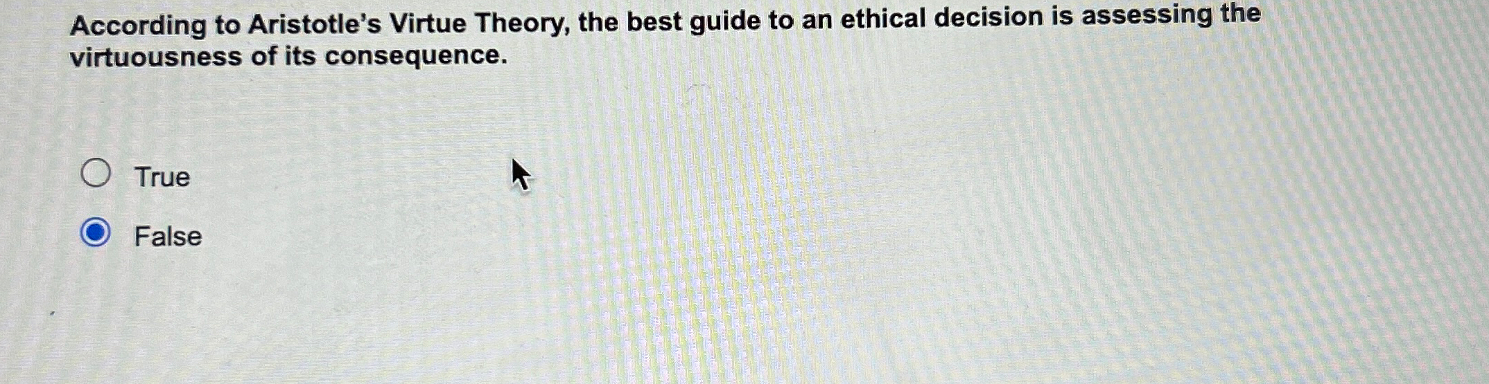 Solved According to Aristotle's Virtue Theory, the best | Chegg.com