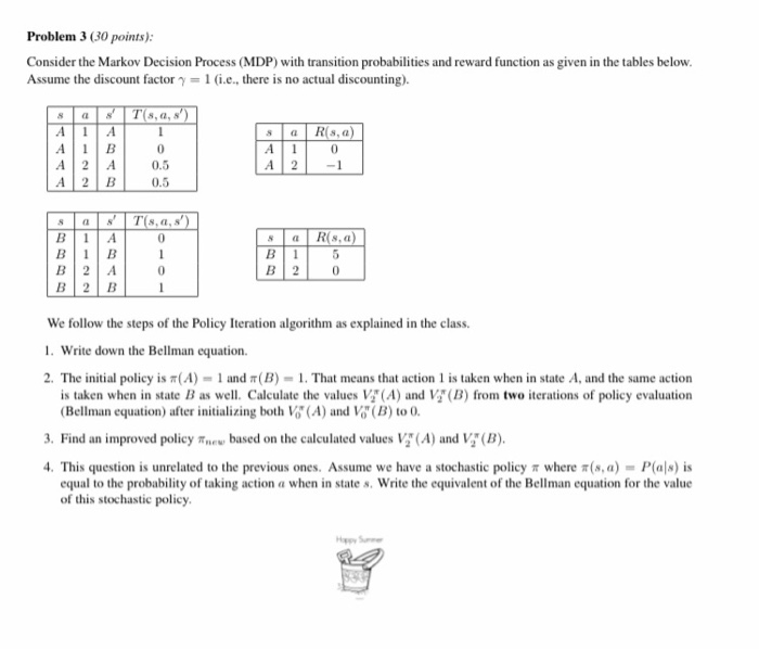 solved-problem-3-30-points-consider-the-markov-decision-chegg