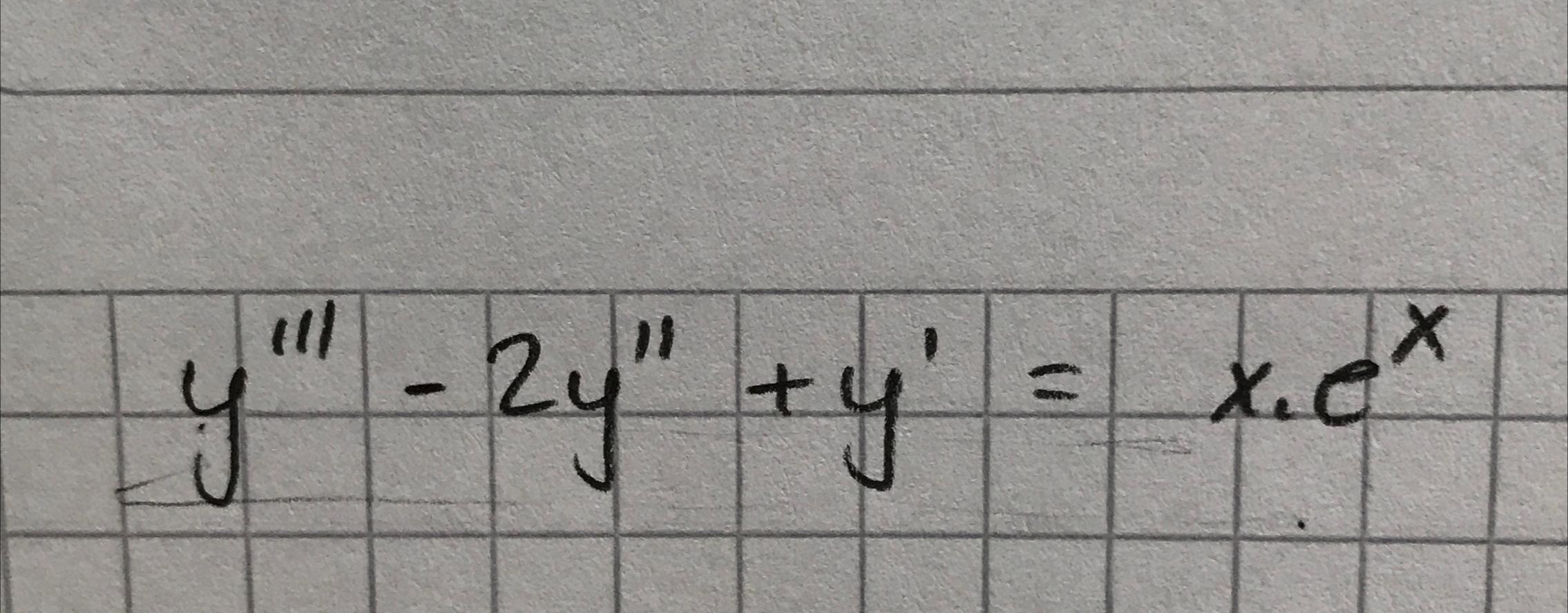 Solved Y 2y Y X Ex