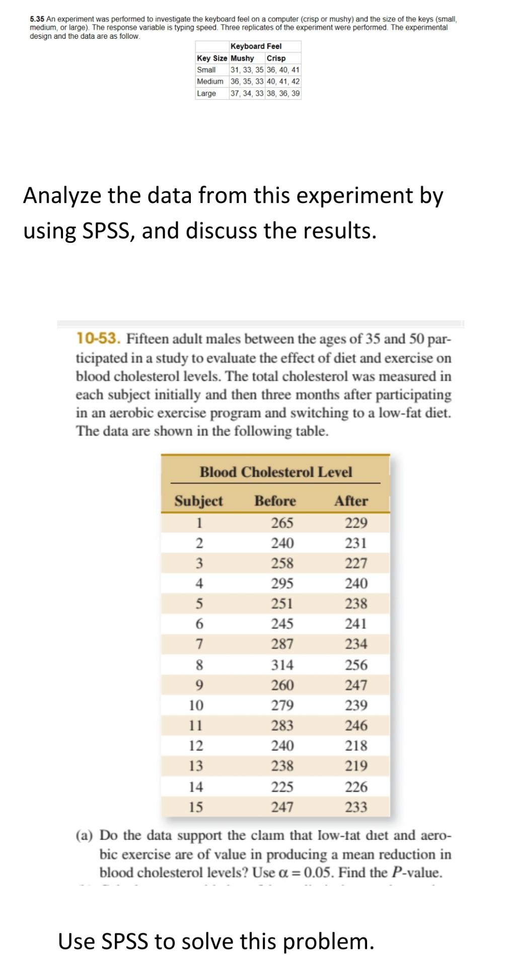 5.35 An experiment was performed to investigate the | Chegg.com