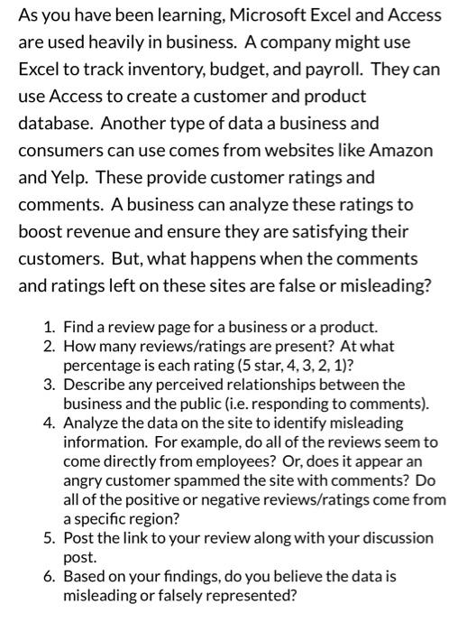 Microsoft Excel review