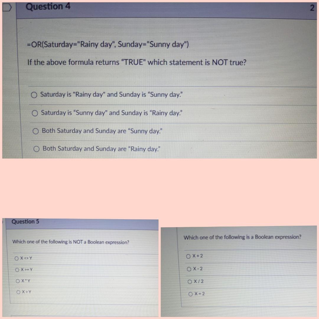 solved-question-4-or-saturday-rainy-day-sunday-sunny-chegg