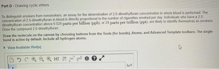 Solved Part A Drawing Ethers From Their Common Names Draw 