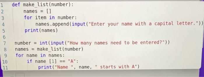 Solved in python , which line of code contain errors? the | Chegg.com