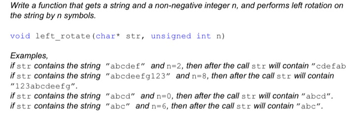 Solved Write a function that gets a string and a | Chegg.com