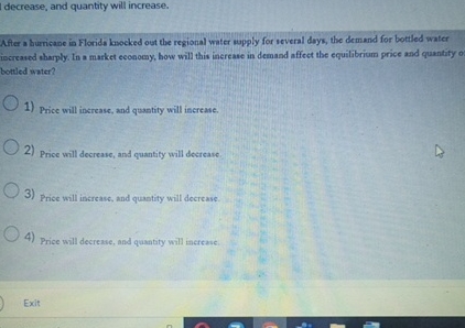 Solved Idecrease, and quantity will increase.After a | Chegg.com