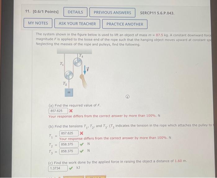 Solved What average mechanical power (in W) must a 79.5 kg