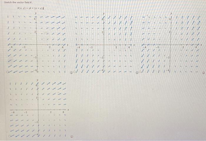 Solved Sketch The Vector Field F F X Y Yi X Y I