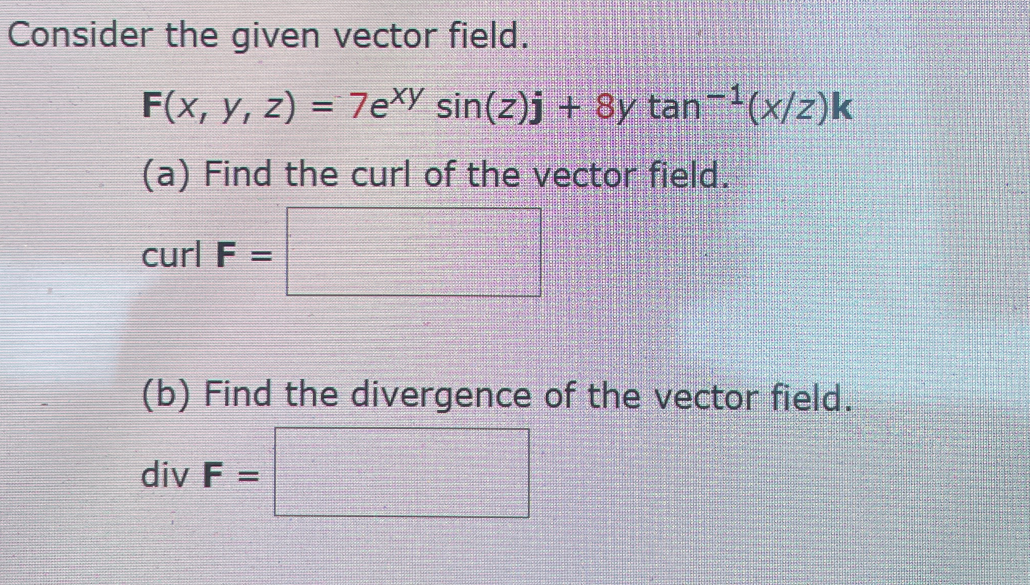 Solved Consider the given vector | Chegg.com