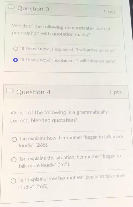Solved D Question 1 1 pts Which of the following titles | Chegg.com
