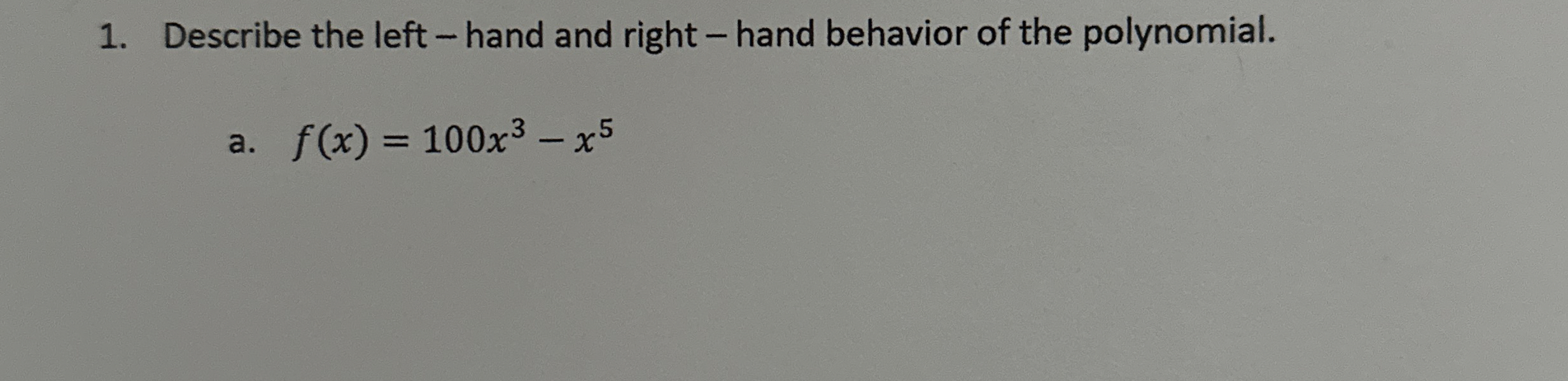 Solved Describe the left - ﻿hand and right - ﻿hand behavior | Chegg.com