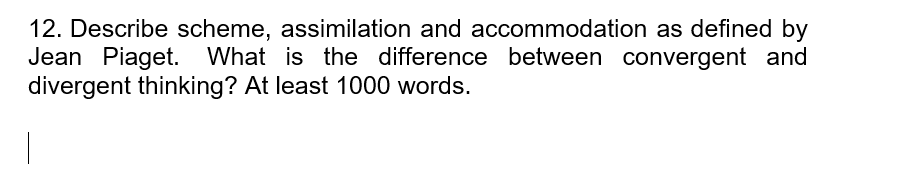 Solved 12. Describe scheme assimilation and accommodation Chegg