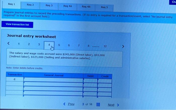 Solved Prepare journal entries to record the preceding | Chegg.com