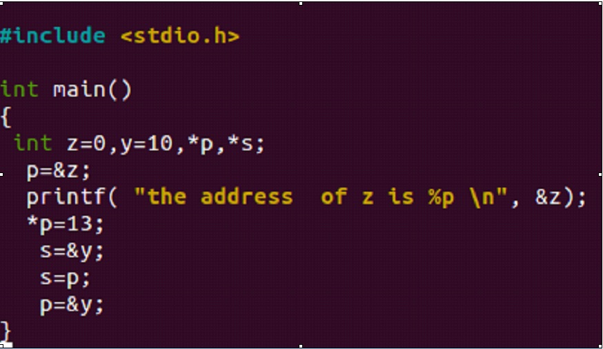 PRINTF FUNCTION CODE visual data 4
