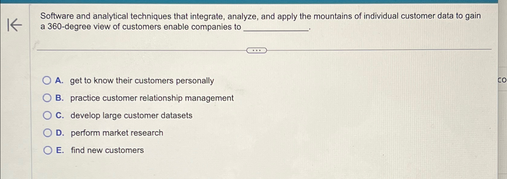 Solved Software And Analytical Techniques That Integrate, | Chegg.com