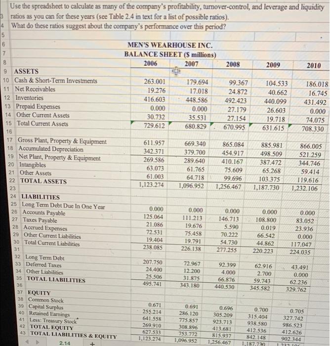 solved-use-the-spreadsheet-to-calculate-as-many-of-the-chegg