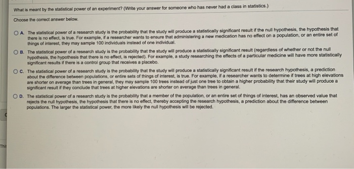 Solved What Is Meant By Effect Size Write Your Answer For Chegg