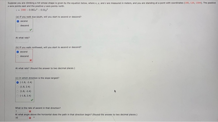 Solved F X Sin 5x 3y P 3 5 U 1 2 73i J Chegg Com