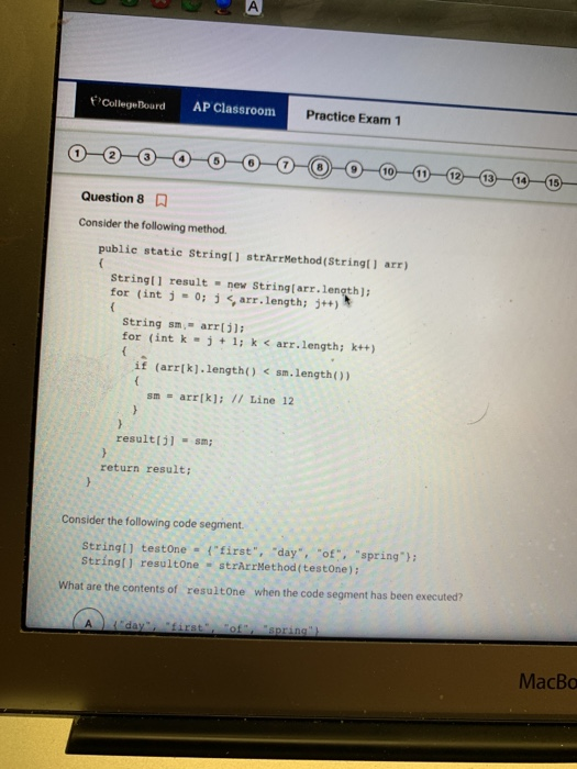 Solved College Board AP Classroom Practice Exam 1 Questi