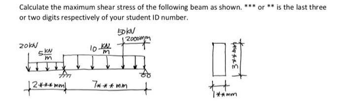 Solved Calculate the maximum shear stress of the following | Chegg.com