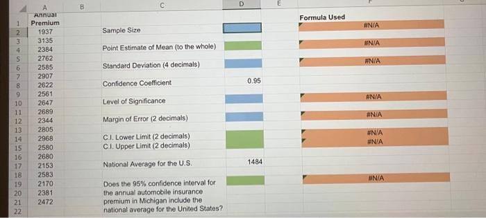 Solved This one is excel so try to answer it correctly for a | Chegg.com