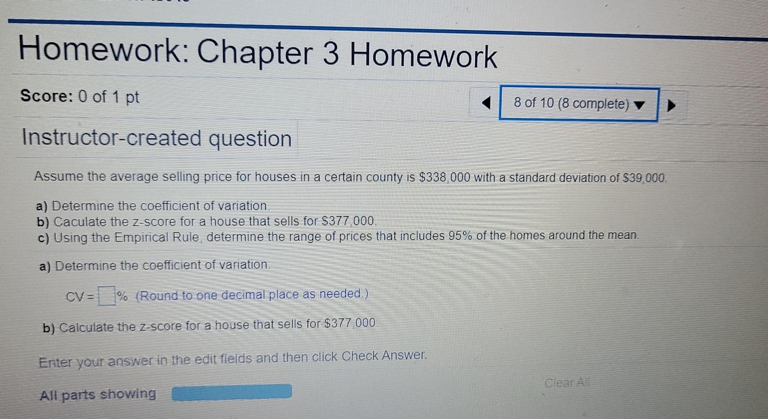 Solved Homework: Chapter 3 Homework Score: 0 of 1 pt 8 of 10 | Chegg.com