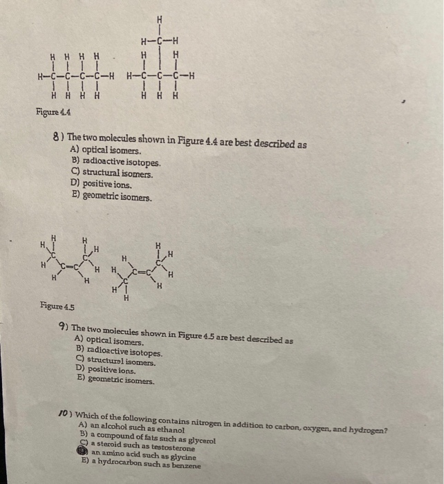 Solved H--C-H # 1 H H H H H H-C-C-C-C-H H -C-C-C-H HHH н ннн | Chegg.com