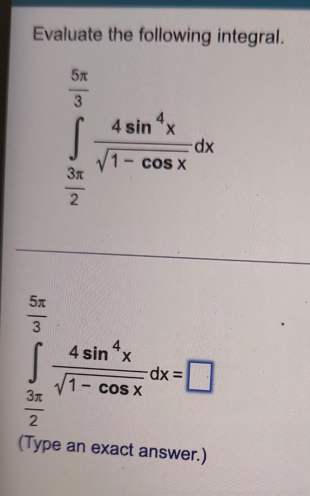 evaluate integration of 1 upon 3 5 cos x dx