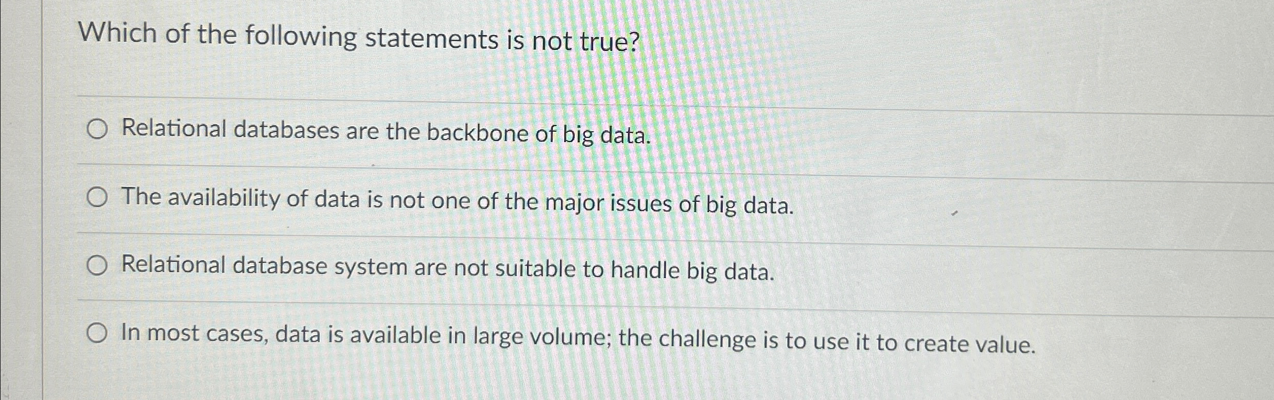 Solved Which of the following statements is not | Chegg.com
