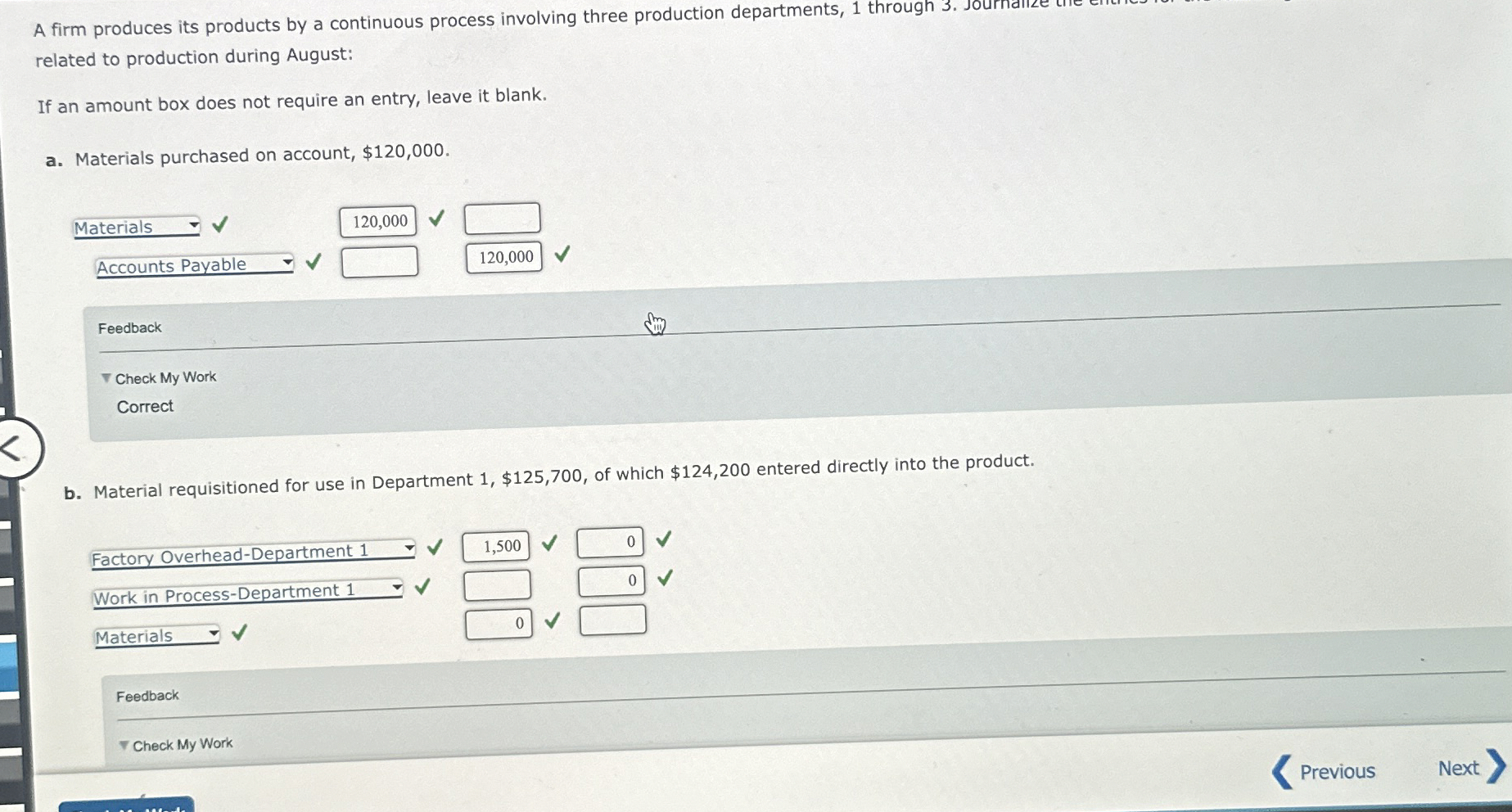 Solved A firm produces its products by a continuous process | Chegg.com