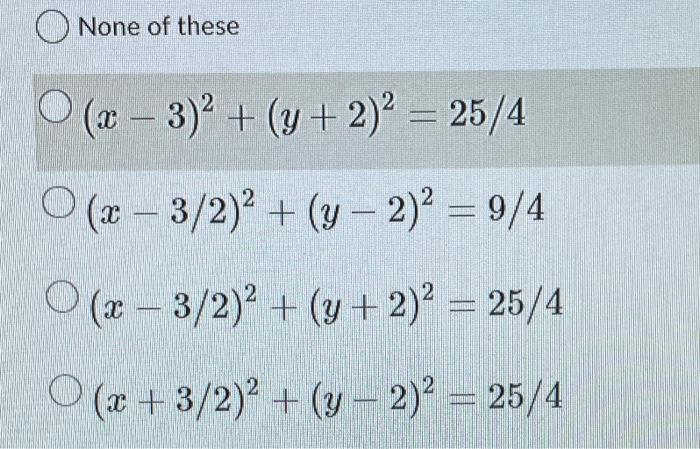 Solved The Equation Of The Curve R 3cos Theta 4sin Theta Chegg Com